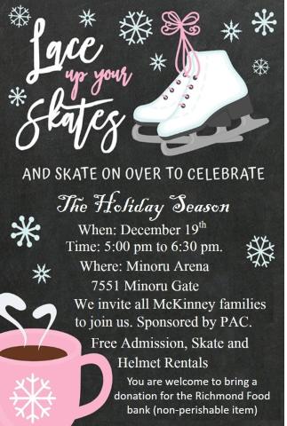 Winter Wonderland Family Skate Event - Dec 19 at 5 p.m.