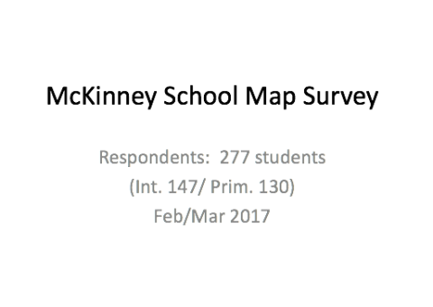 School Map Survey Results